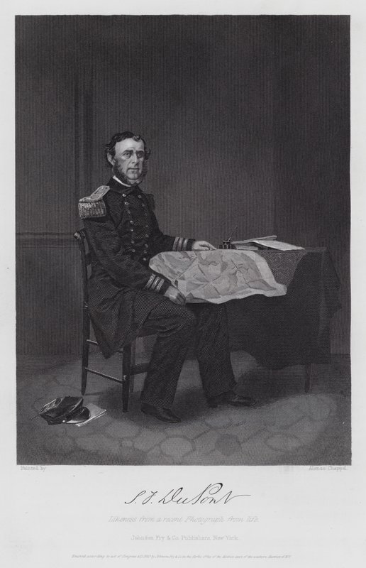Samuel Francis Dupont (gravyr) av Alonzo (after) Chappel