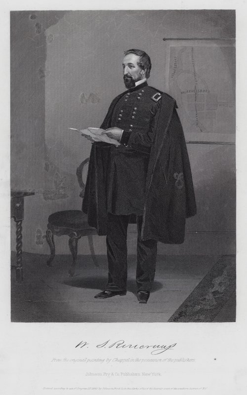 William Stark Rosecrans (gravyr) av Alonzo (after) Chappel