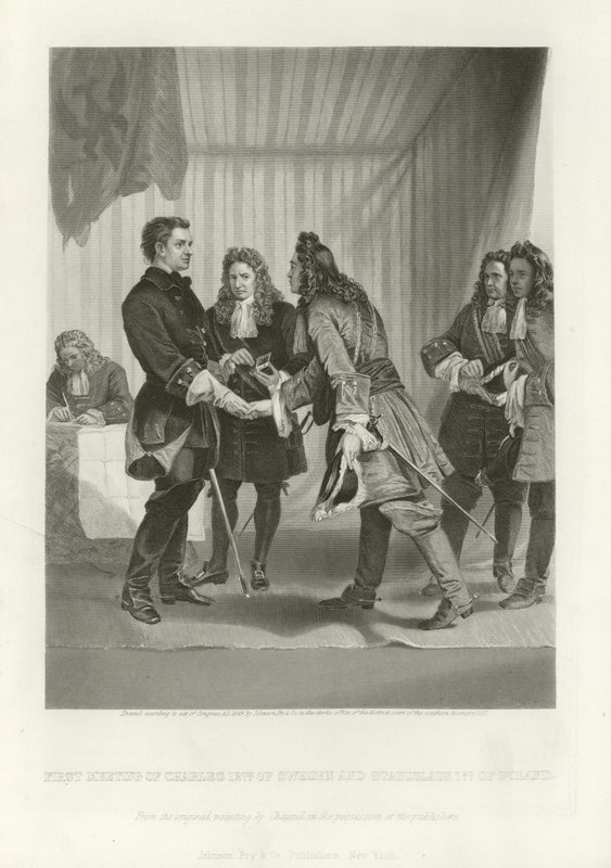 Karl av Sverige och Stanislau av Alonzo Chappel