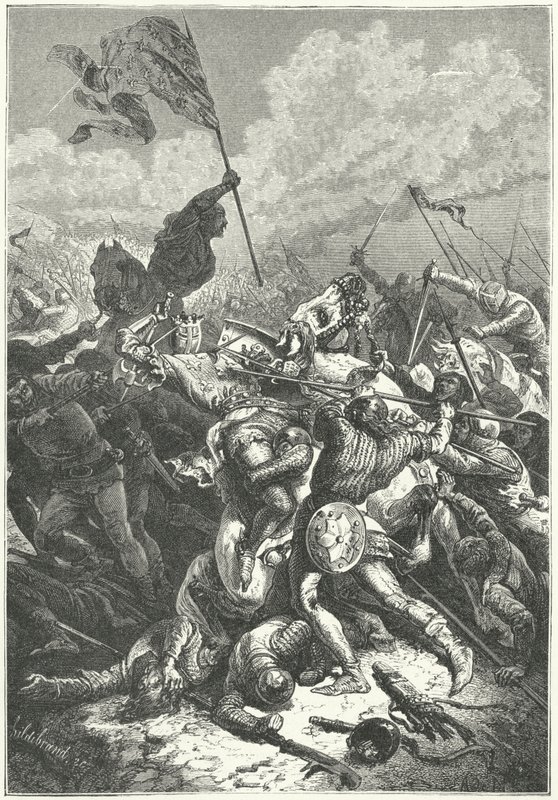 Slaget vid Bouvines av Alphonse Marie de (after) Neuville