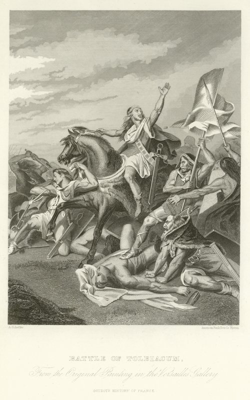 Slaget vid Tolbiac av Alphonse Marie de Neuville