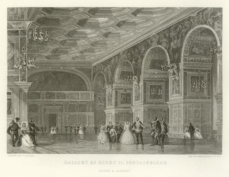 Henrik II:s galleri, Fontainbleau av Alphonse Marie de Neuville
