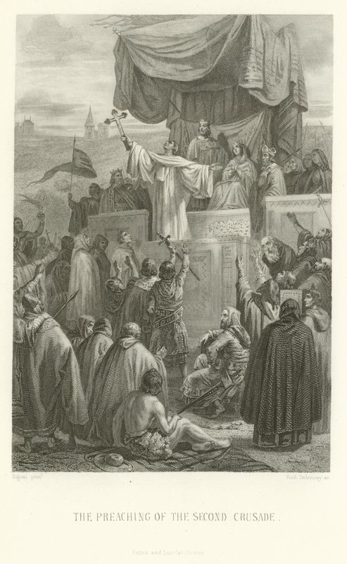 Predikan om det andra korståget av Alphonse Marie de Neuville