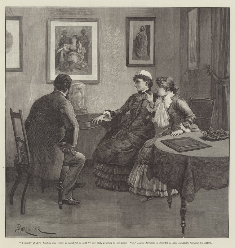 Blind Love, av Wilkie Collins av Amedee Forestier