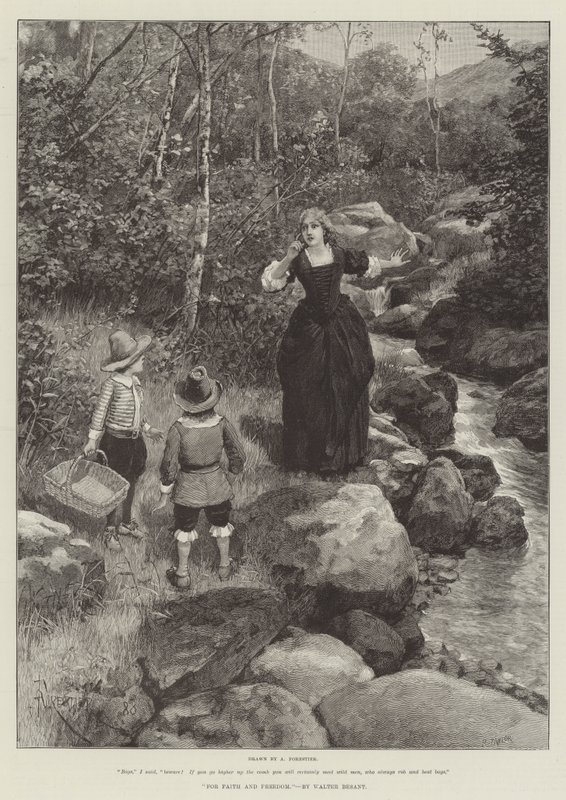 För tro och frihet, av Walter Besant av Amedee Forestier