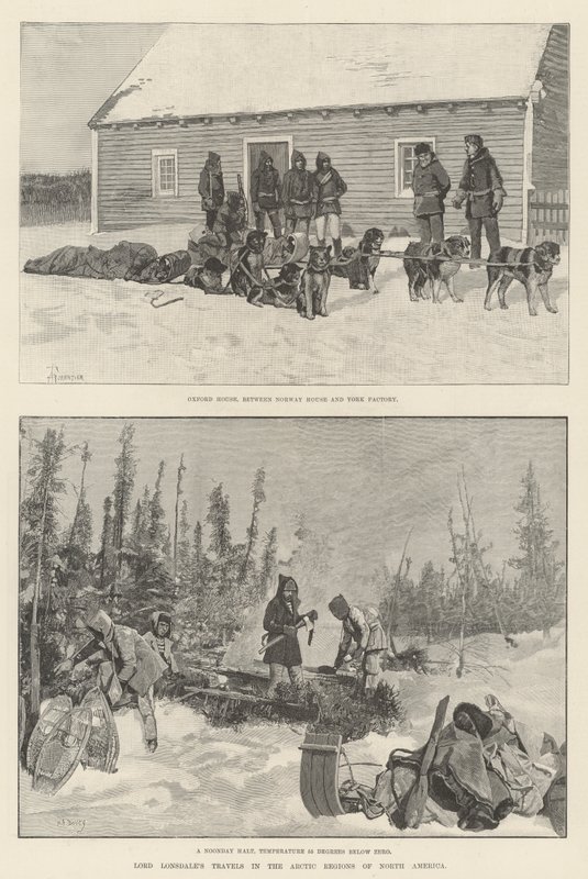 Lord Lonsdales resor i de arktiska regionerna i Nordamerika av Amedee Forestier