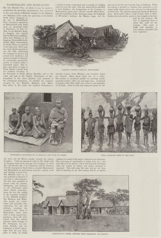 Mashonaland och Manicaland av Amedee Forestier
