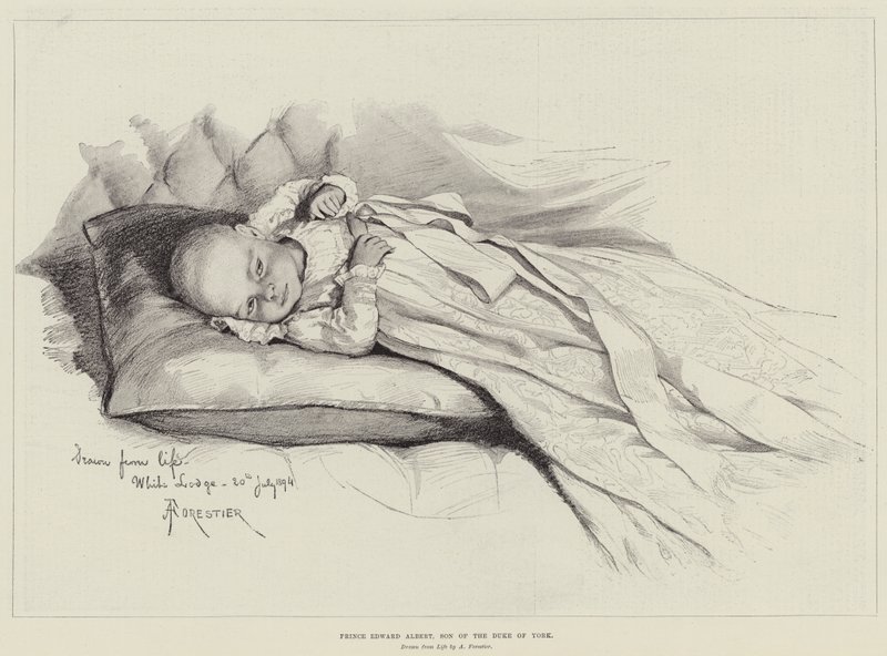 Prins Edward Albert, son till hertigen av York av Amedee Forestier