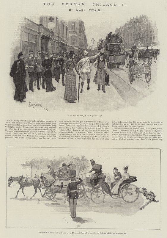 The German Chicago, av Mark Twain av Amedee Forestier
