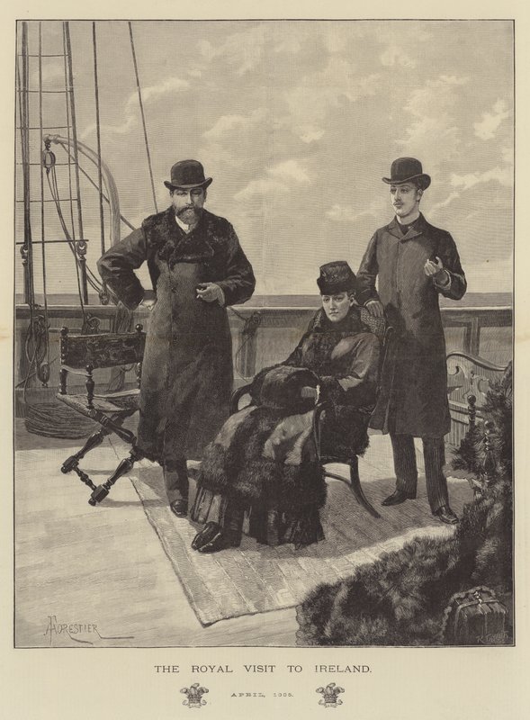 Det kungliga besöket i Irland, april 1885 av Amedee Forestier