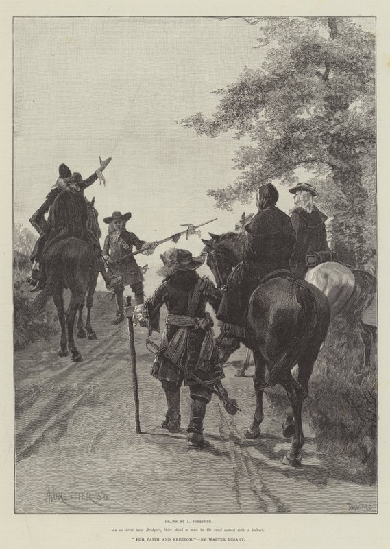 För tro och frihet, av Walter Besant av Amedee Forestier