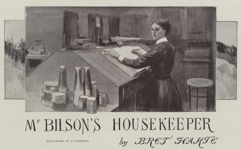 Mr Bilsons hushållerska, av Bret Harte av Amedee Forestier
