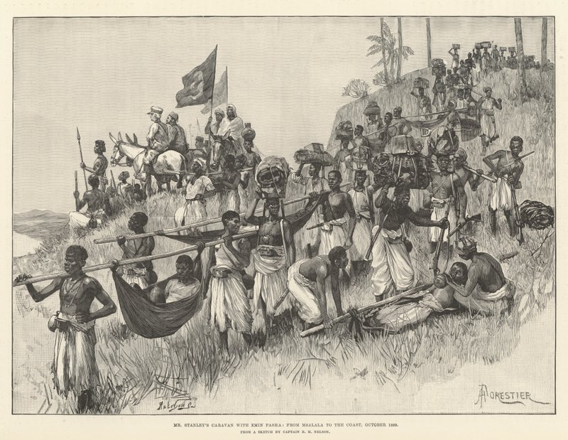 Stanleys Emin Pasha Relief Expedition av Amedee Forestier