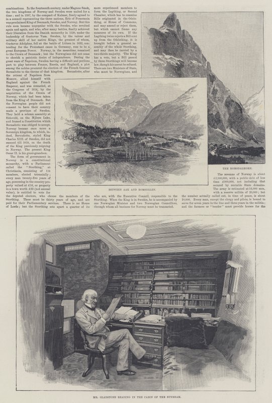 Sunbeam i Norge, av Lady Brassey av Amedee Forestier