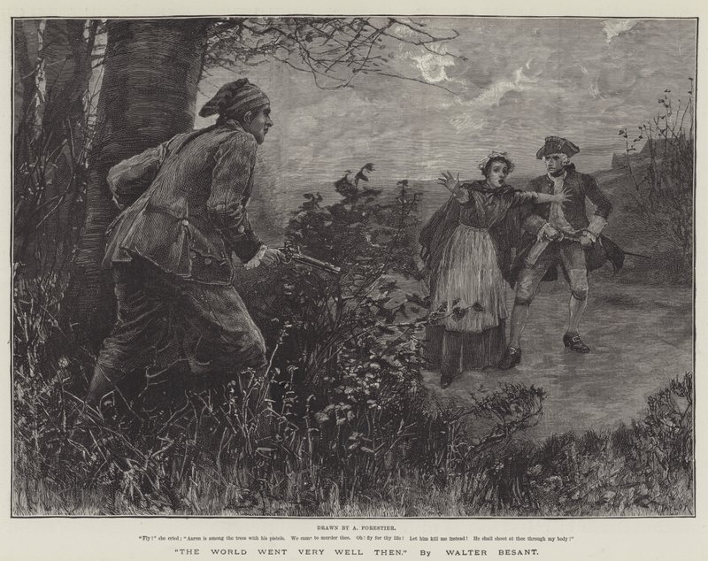 Världen gick mycket bra då, av Walter Besant av Amedee Forestier