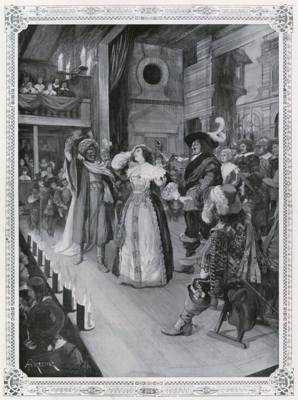 Kvinnor dyker upp på scenen för första gången: Othello, som producerades i december 1660 av Amedee Forestier