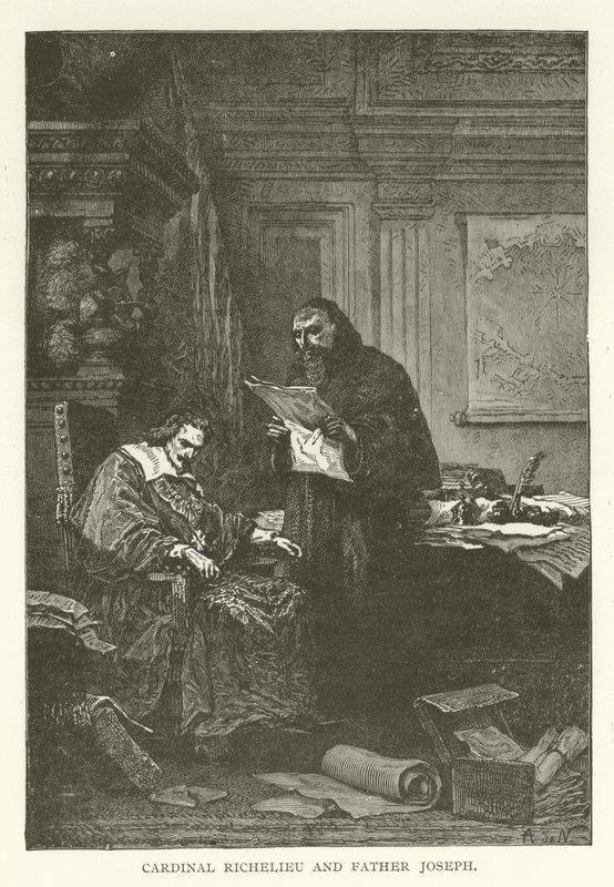 Kardinal Richelieu och fader Joseph av American School