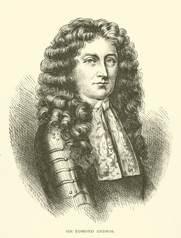 Sir Edmund Andros, engelsk kolonialguvernör i Nordamerika av American School