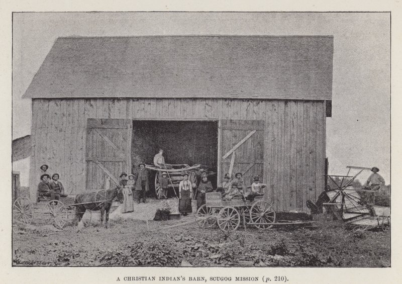 En kristen indiers lada, Scugog mission (s/v foto) av American Photographer (after)