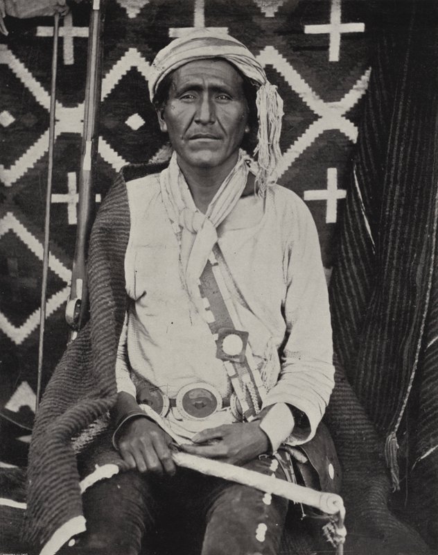 En Navajoe-indian (s/v foto) av American Photographer (after)