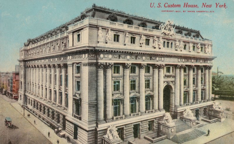 Alexander Hamilton US Custom House, New York City, New York, USA (färgat foto) av American Photographer (after)