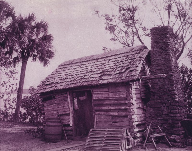 Ett gammalt stugahem i Georgia (s/v foto) av American Photographer (after)
