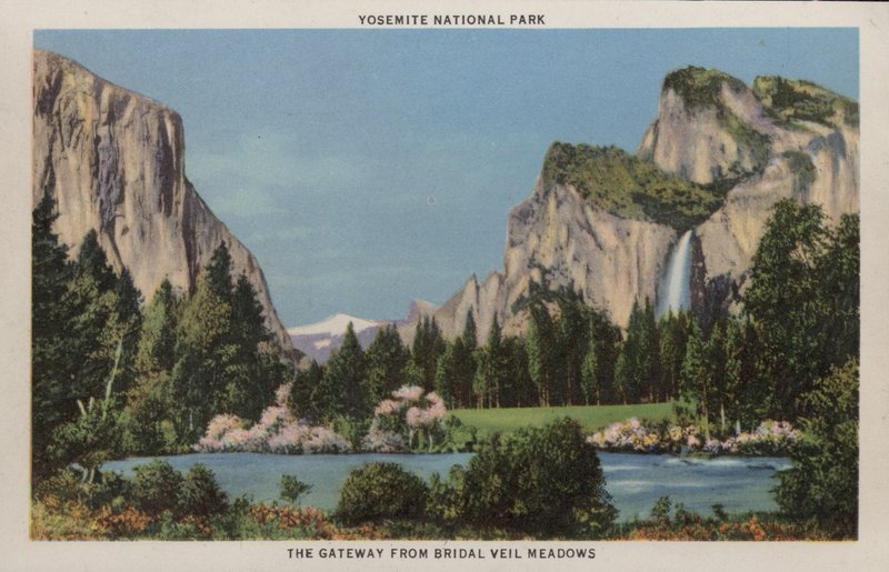 Kalifornien: Yosemite National Park, porten från Bridal Veil Meadows (foto) av American Photographer (after)