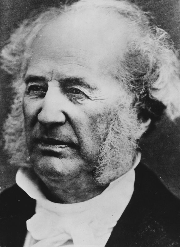 Cornelius Vanderbilt, porträtt (s/v foto) av American Photographer (after)