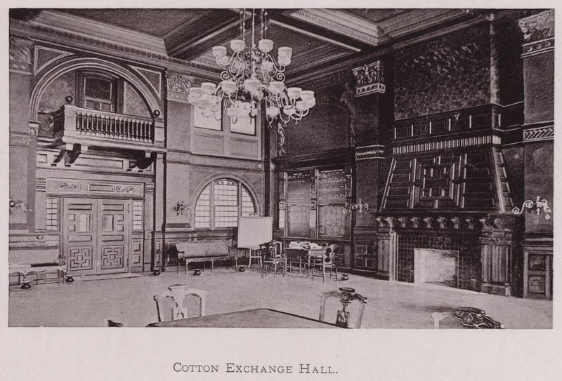 Cotton Exchange Hall (s/v foto) av American Photographer (after)