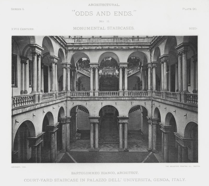 Gårdstrappa i Palazzo Dell