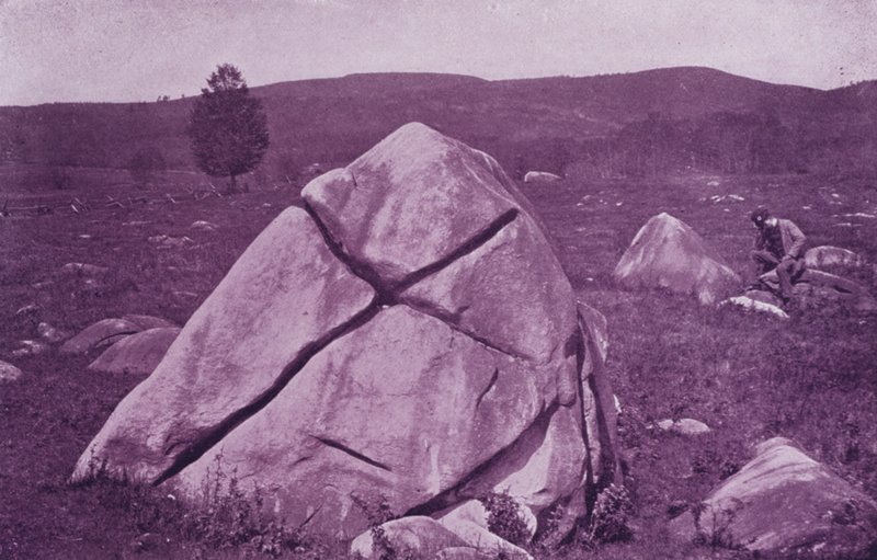 Cross Rock, nära Pittsfield, Massachusetts (s/v foto) av American Photographer (after)