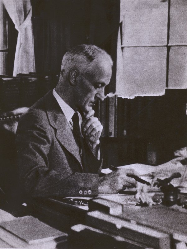Harvey Cushing, neurokirurg, porträtt (s/v foto) av American Photographer (after)