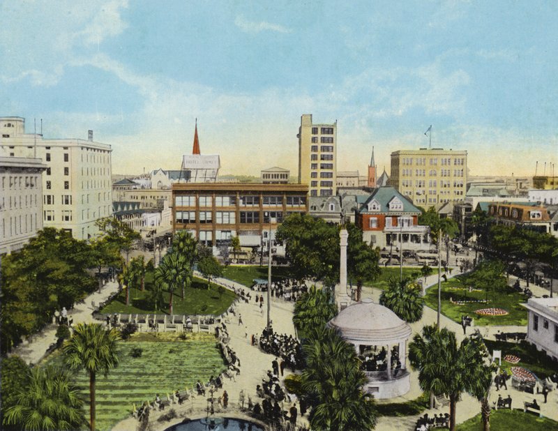 Hemming Park från Windsor Hotel, Jacksonville, Florida (foto) av American Photographer (after)