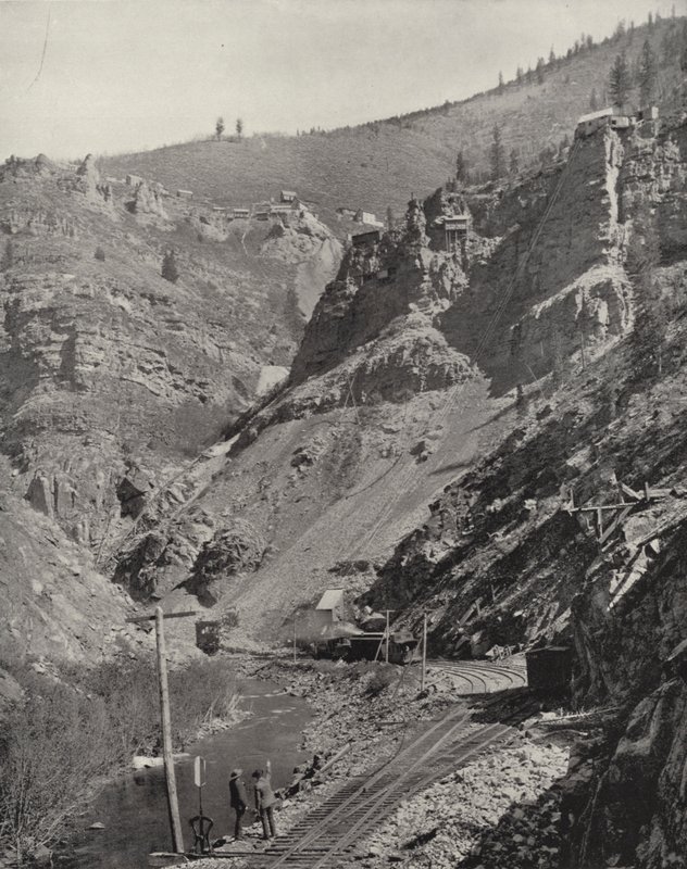 Gruvor i Eagle River Canyon, Colorado (s/v foto) av American Photographer (after)