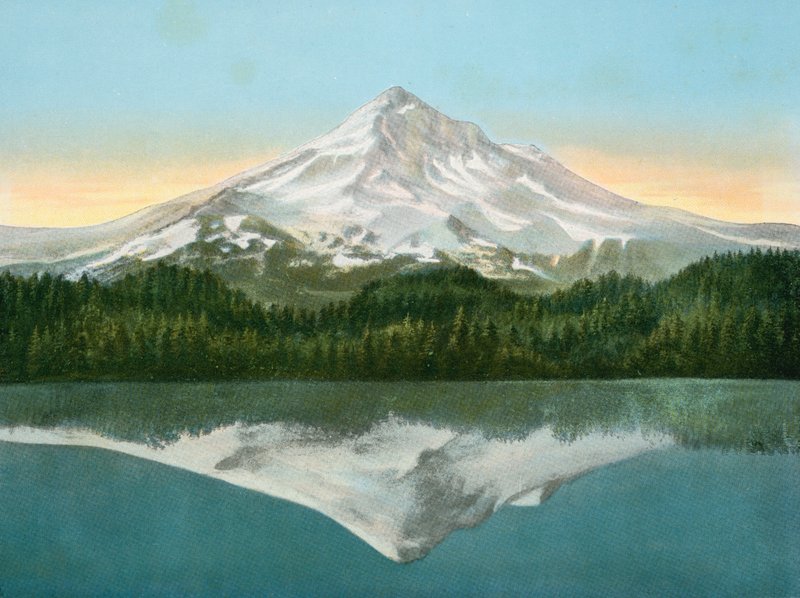 Mount Hood från Lost Lake (foto) av American Photographer (after)