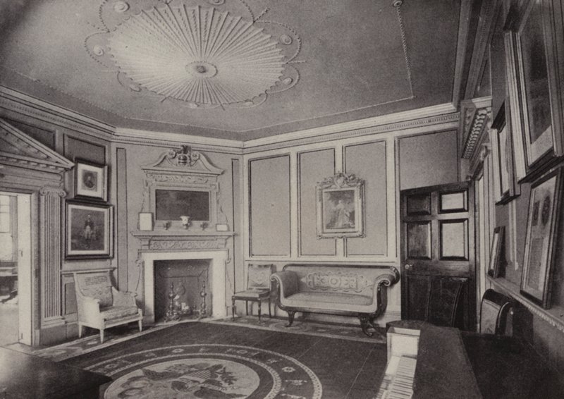 Mount Vernon: West Parlour (s/v foto) av American Photographer (after)