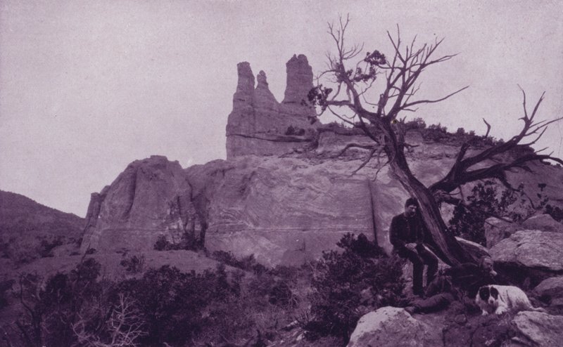 Navajo Church, nära Fort Wingate (s/v foto) av American Photographer (after)