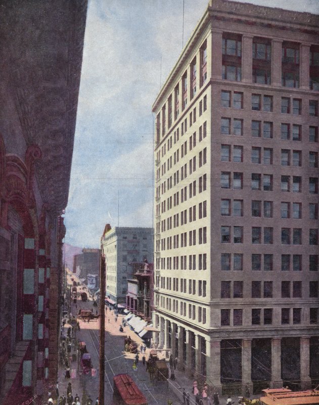 Oregon: Washington Street, Portland (foto) av American Photographer (after)