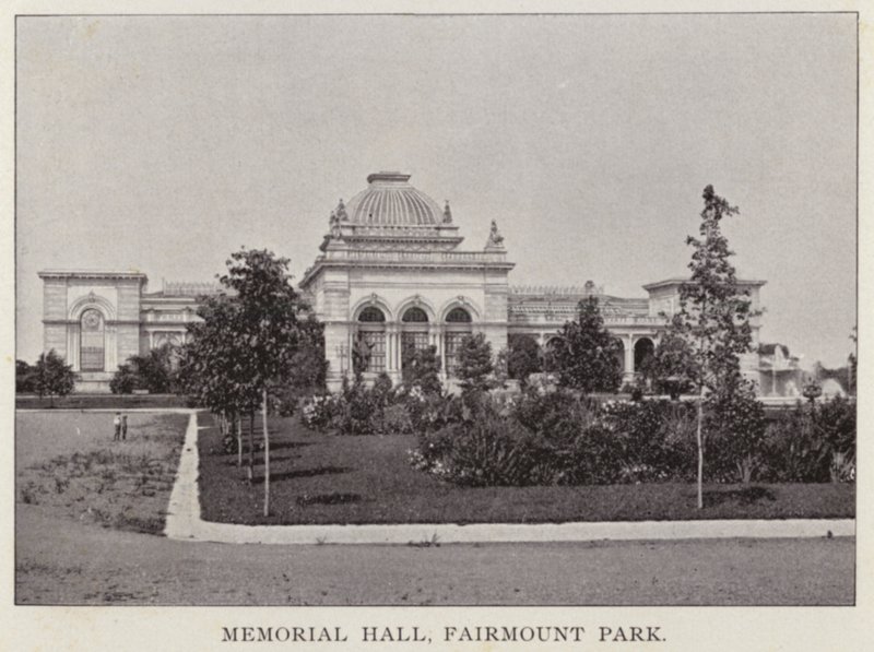 Philadelphia: Memorial Hall, Fairmount Park (s/v foto) av American Photographer (after)