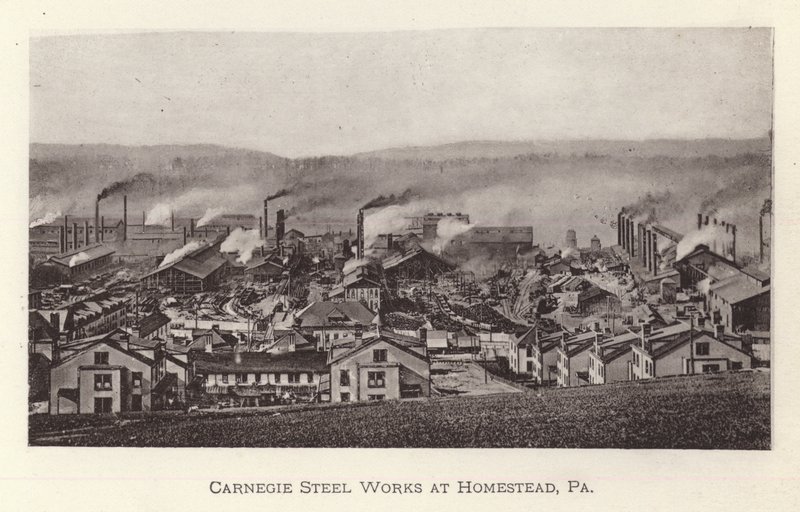 Pittsburgh: Carnegie Steel Works at Homestead, Pennsylvania (s/v foto) av American Photographer (after)