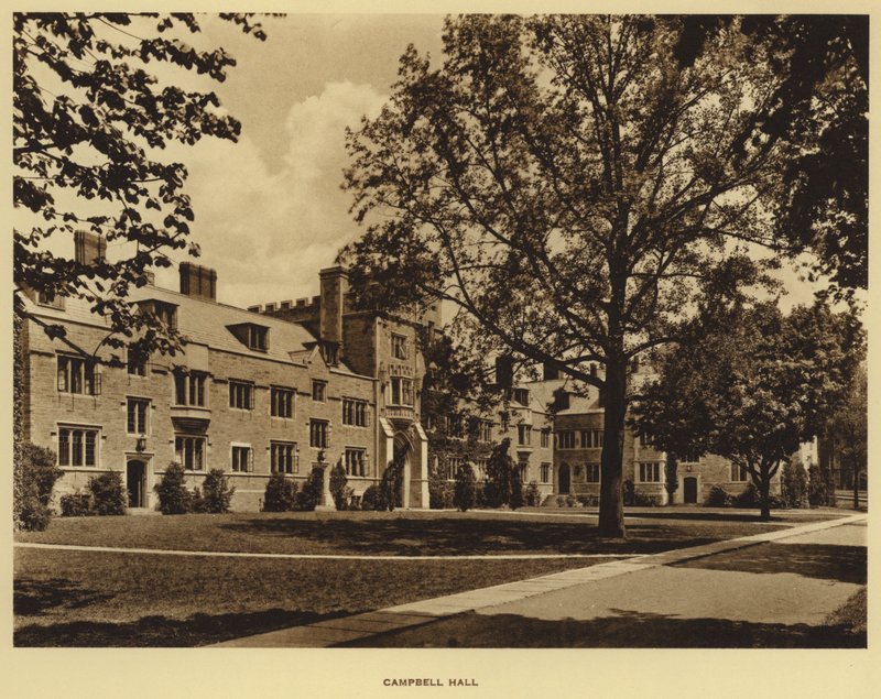 Princeton University: Campbell Hall (s/v foto) av American Photographer (after)