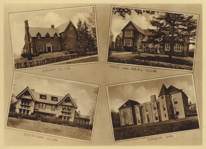 Princeton University: Court Club; Key and Seal Club; Gateway Club; Arbor Inn (s/v foto) av American Photographer (after)