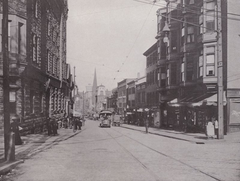 Providence, Rhode Island: Westminster Street East from the Cathedral (s/v foto) av American Photographer (after)