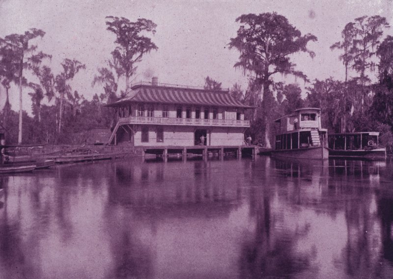Silver Spring och Ocklawaha Steamboat (s/v foto) av American Photographer (after)