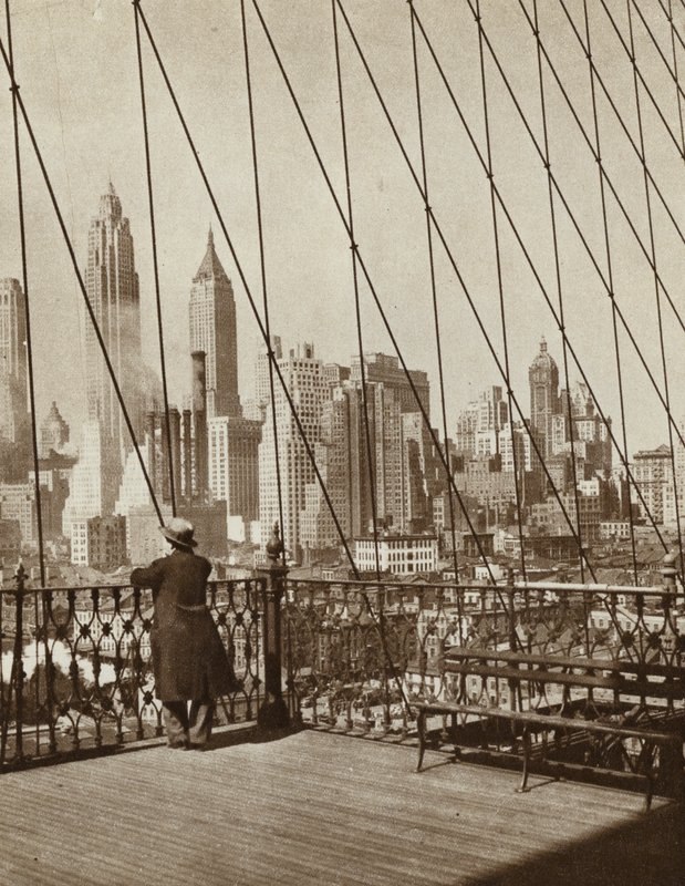 Skyskrapor i New York City, New York, USA (s/v foto) av American Photographer (after)