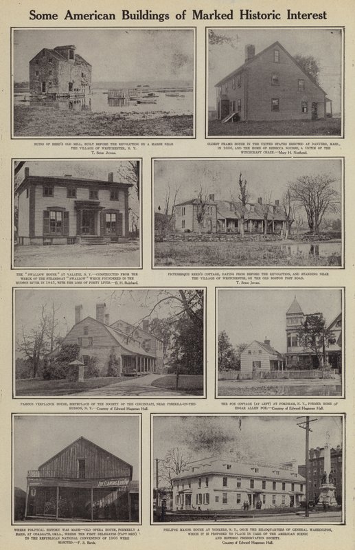 Några amerikanska byggnader av markant historiskt intresse (s/v foto) av American Photographer (after)