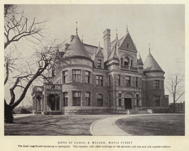 Springfield, Massachusetts: Daniel B Wessons hem, Maple Street (s/v foto) av American Photographer (after)