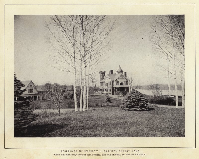 Springfield, Massachusetts: Everett H Barneys bostad, Forest Park (s/v foto) av American Photographer (after)