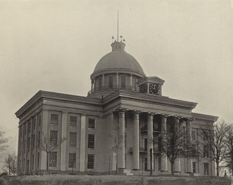 State Capitol Building i Montgomery, Alabama (svart/vitt foto) av American Photographer (after)