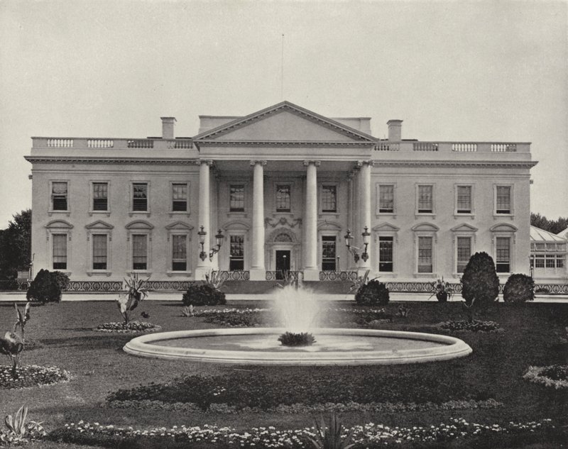 Vita huset, Washington City (s/v foto) av American Photographer (after)